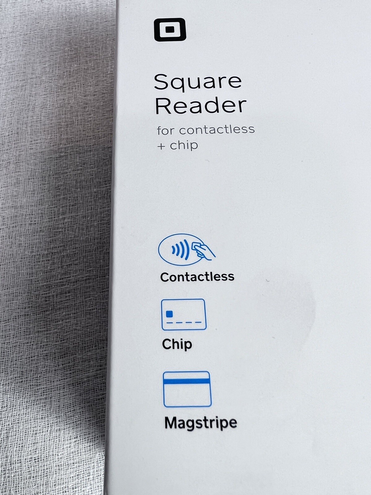 Square – Reader for contactless and chip – White