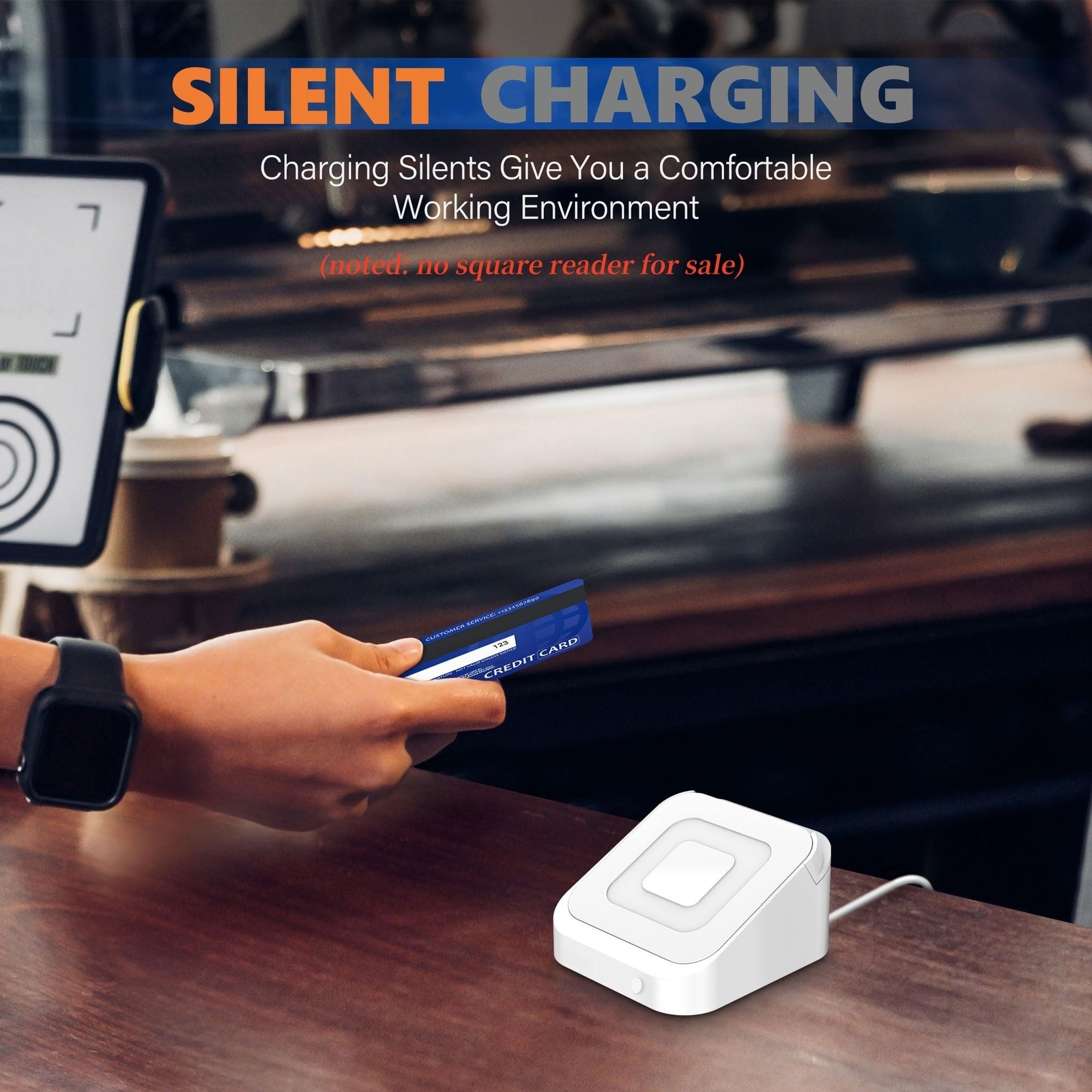 Square Dock for Square Reader 2nd Generation, Holder Stand for Square Card Re…