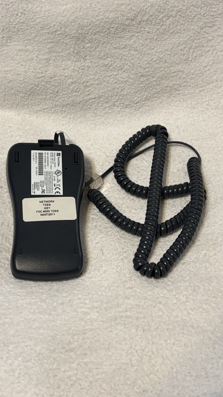 First Data FD-10C USB Pinpad Integrated Card Reader Swipe Device