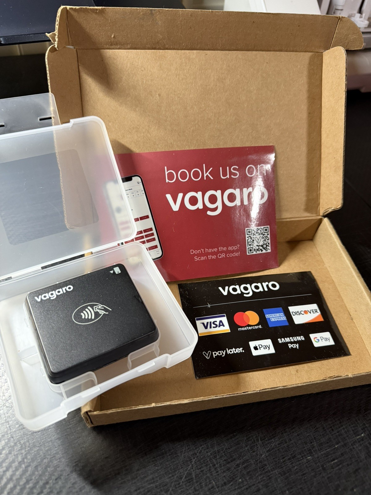 BBPOS Vagaro Chipper 3X BT Tap To Pay Credit Card Terminal Reader