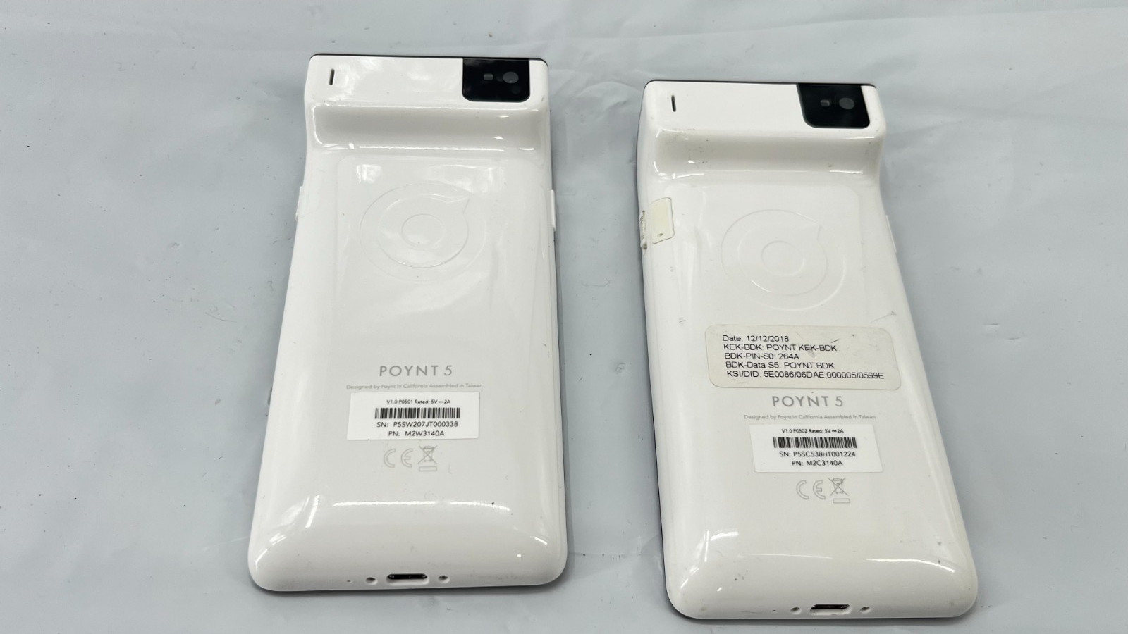 Poynt 5 P0502 Handheld Payment Terminal M2C3140A LOT OF 2