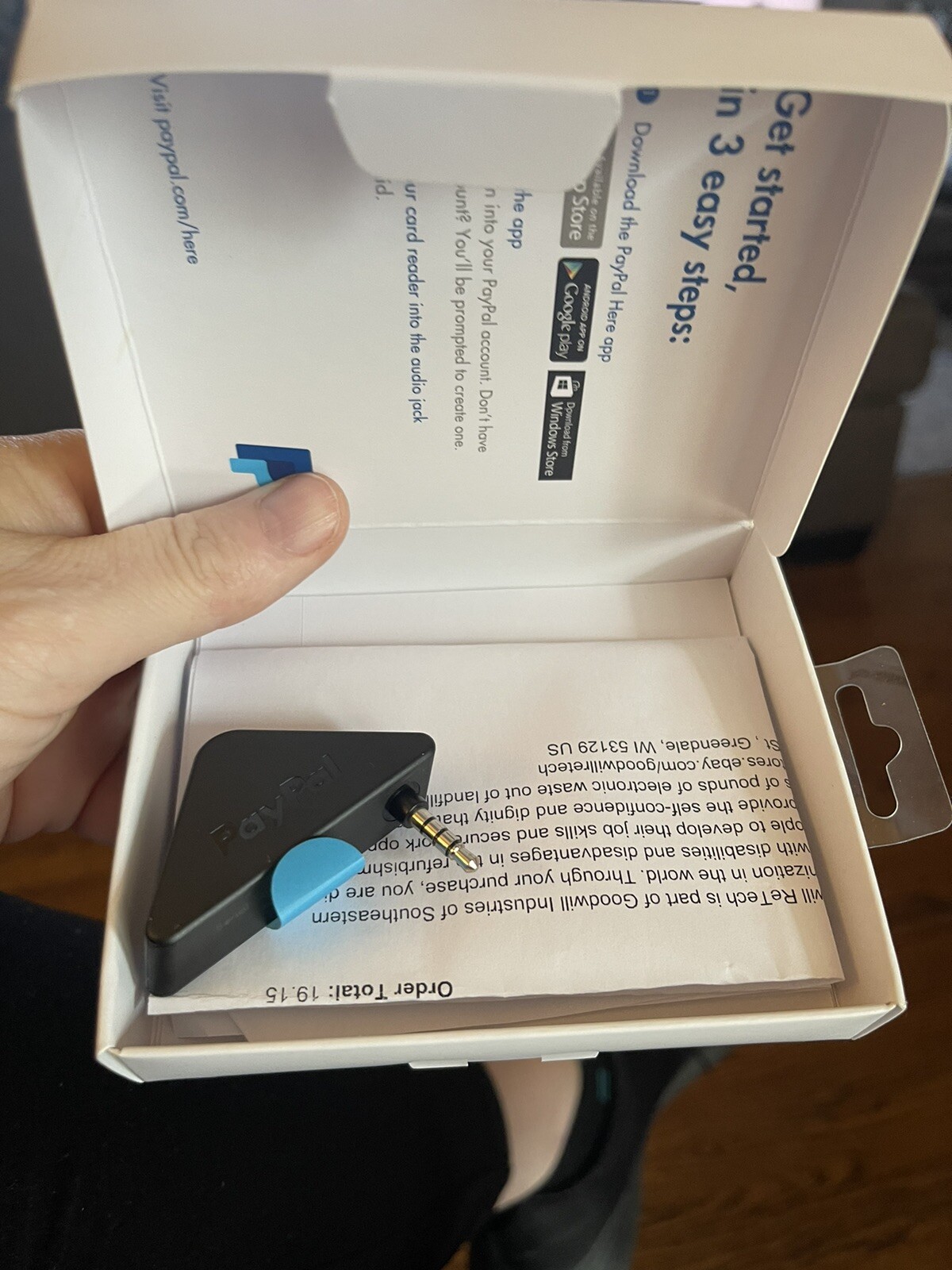PayPal Mobile Credit Card Reader Swiper For iPhone and Android