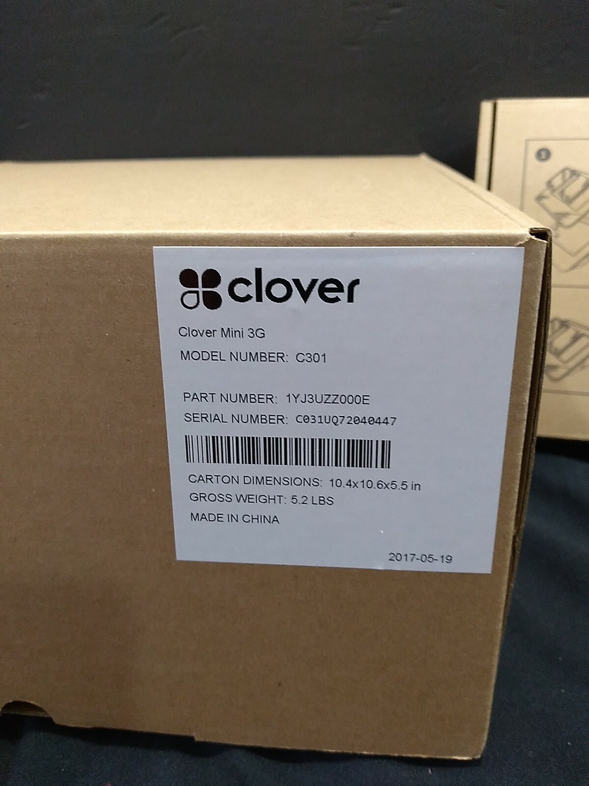 New Clover Mini 3G C301 Credit Card Processing Terminal C031UQ72040447 2019