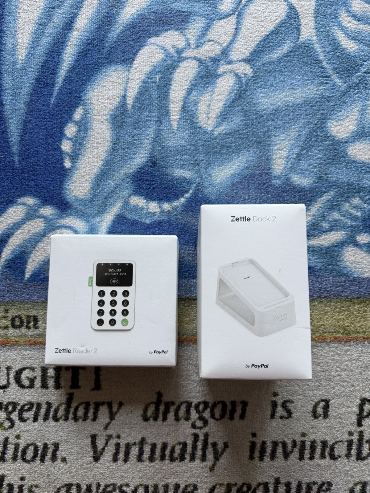 NEW SEALED Zettle Reader 2 + Zettle Dock 2 by PayPal Contactless Chip & PIN