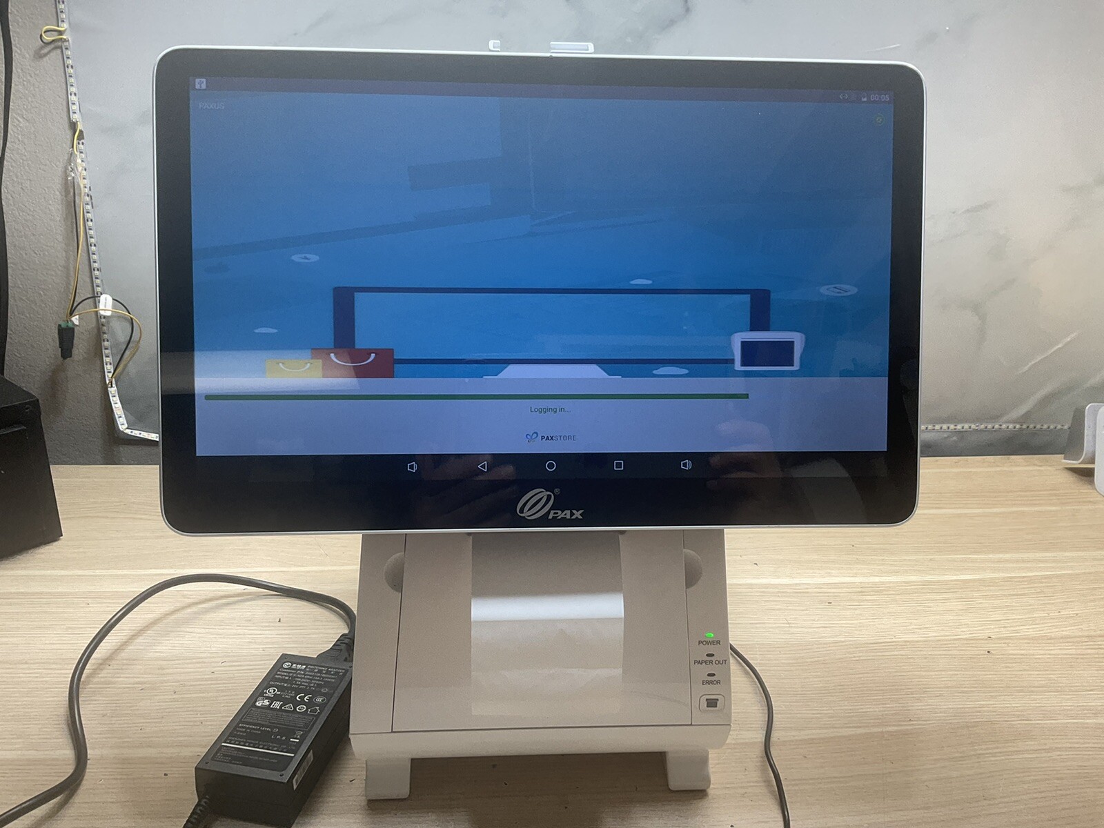 PAX E800 Point Of Sale System Android Payment Terminal Sold As Is/JUA2330