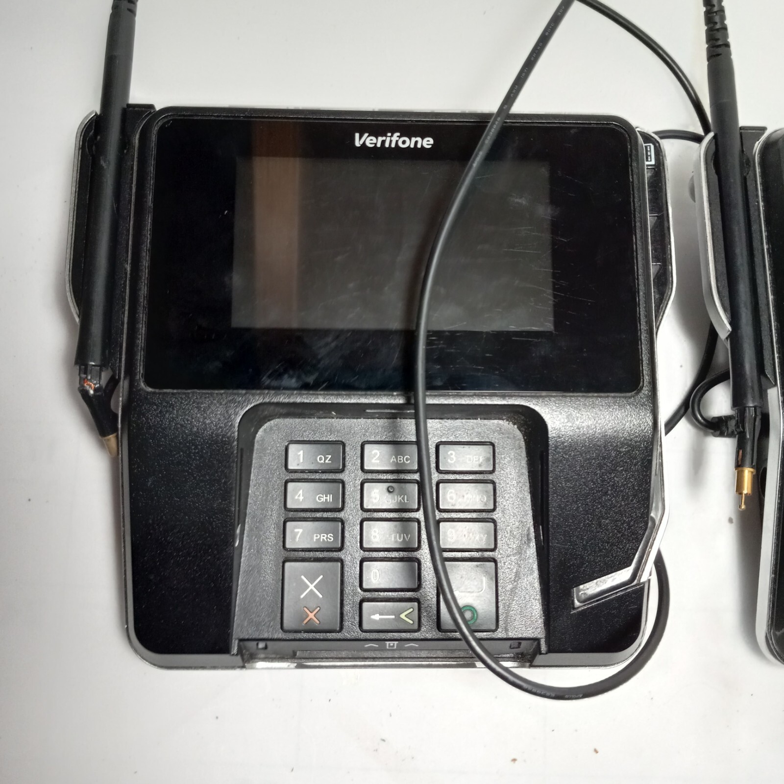 Lot of 2 Parts Only Verifone MX915 Credit Card Terminal POS W/Chip Reader NO AC