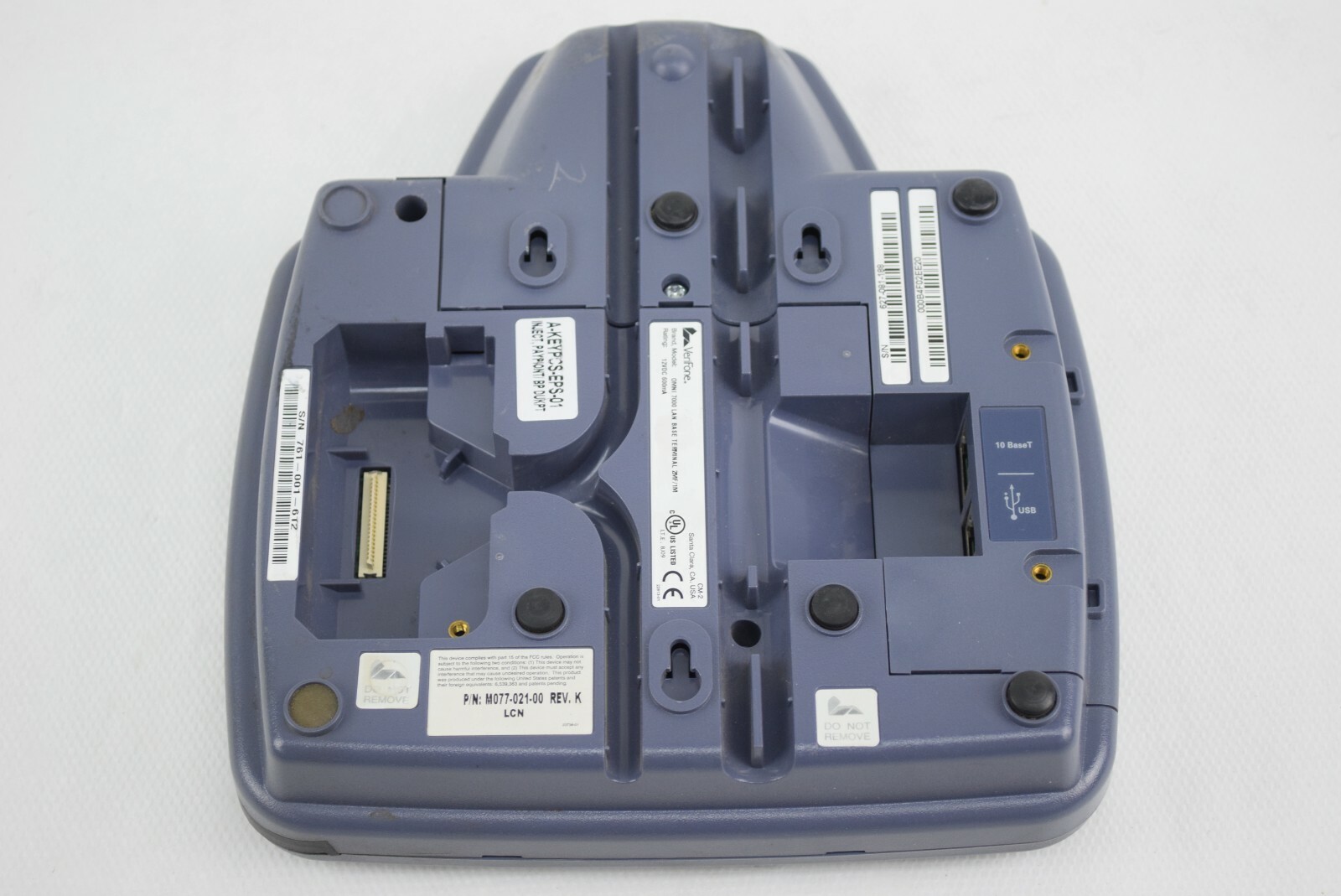 Verifone OMNI 7000 LAN Base Terminal Credit Card Reader