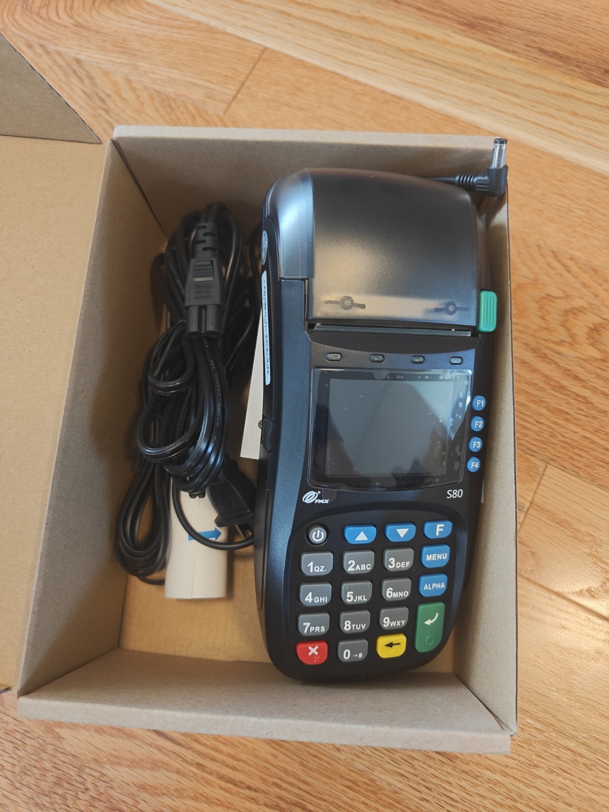 PAX S80 EMV NFC Credit Card Machine *UNLOCKED* FD700 Encryption
