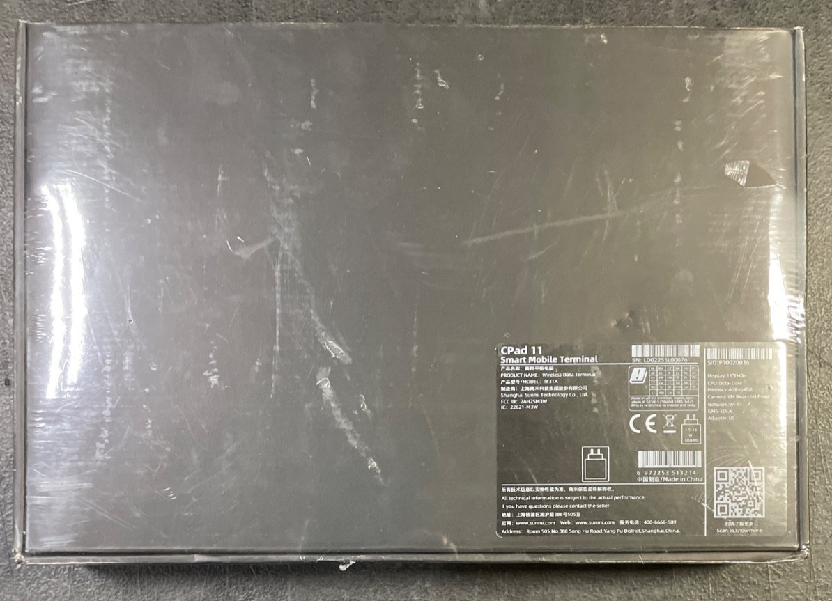 Sunmi Smart POS System – 22″ Flex 3 + 11″ C Pad/Stand/Base – Sealed