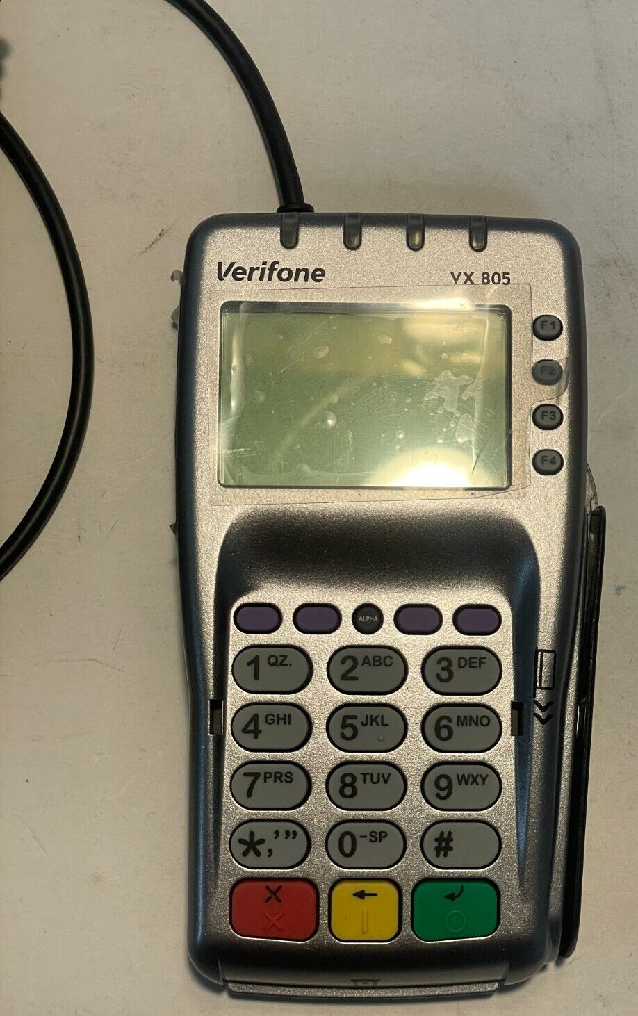Verifone VX-805 Pin Pad Card Reader 160mb Keypad w/ Power Cable