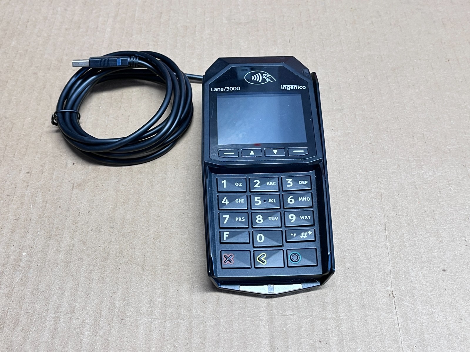 Ingenico Lane/3000 Payment Terminal Credit Card Touch with USB Cable Working