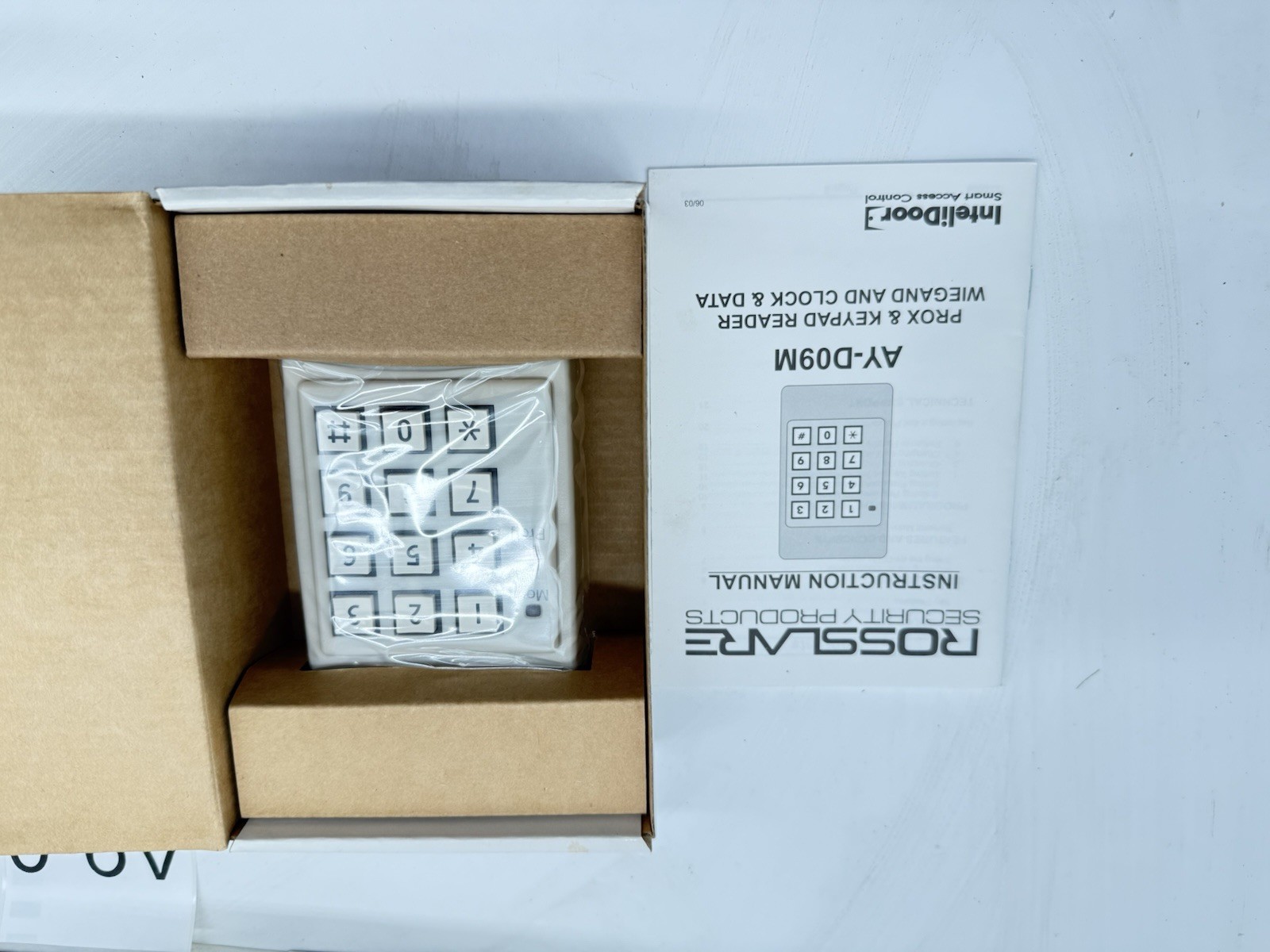 Lot of 5 Rosslare AY-D09 Indoor PIN Reader with Bell Button