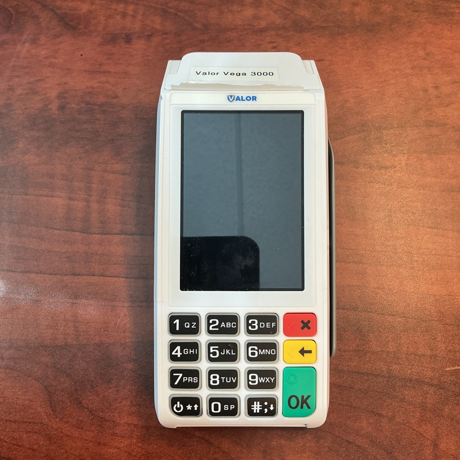 Valor Vega 3000 Credit Card Terminal POS FOR PARTS Error On Screen