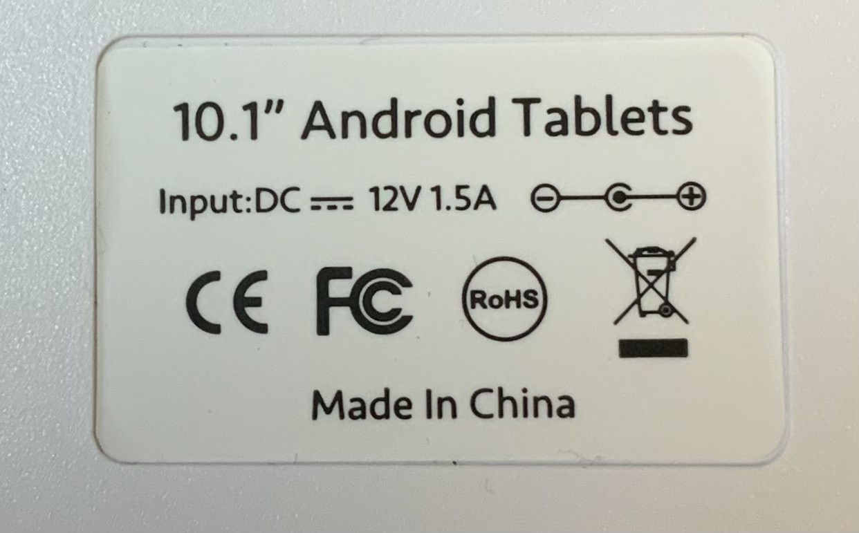 Sumup M411021200057 10.1″ Android Tablet Control Panel, White “T1A”