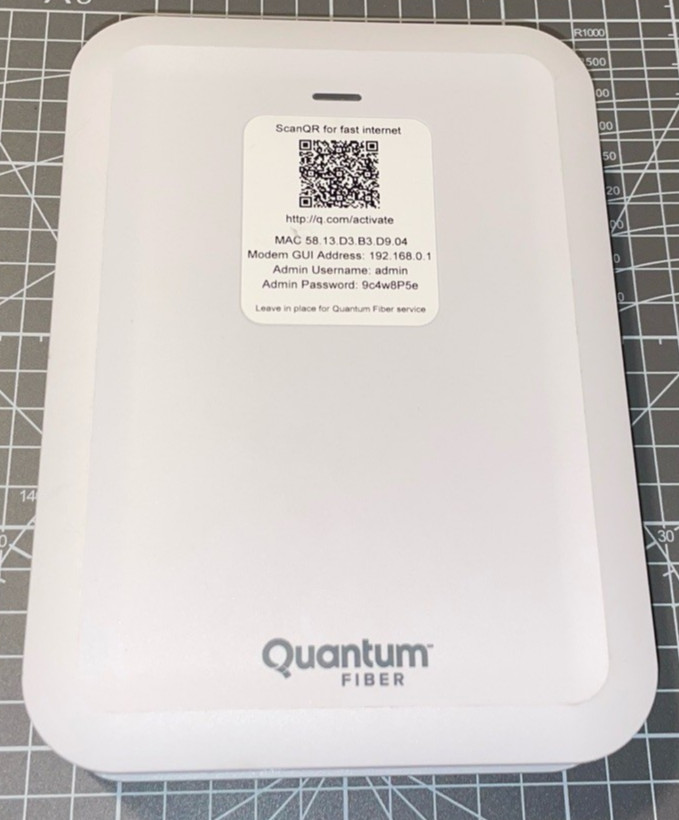 ✅ NEW ✅ Quantum Fiber C5500XK SmartNID fiber wall mount modem -W/O Power Adapter
