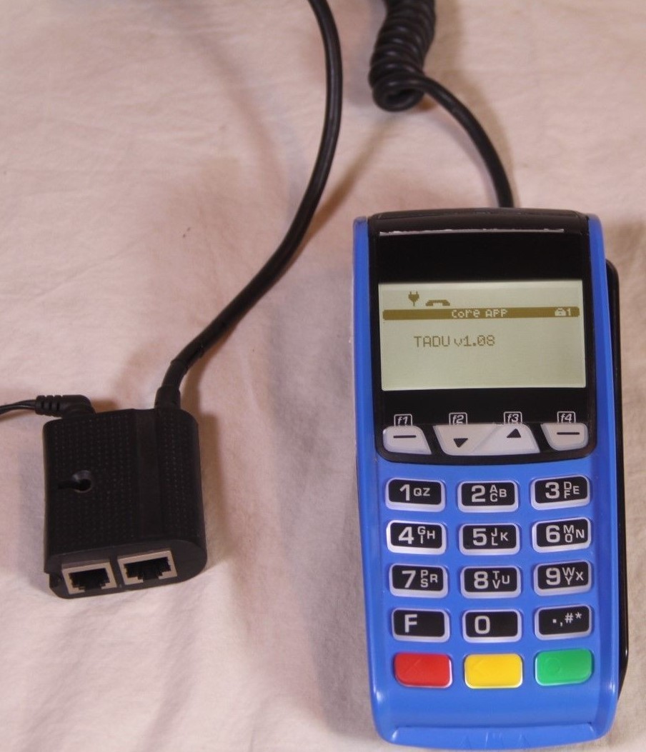 INGENICO ICT220 Credit Card Terminal – Used and Will Need to be Reset – See Pics