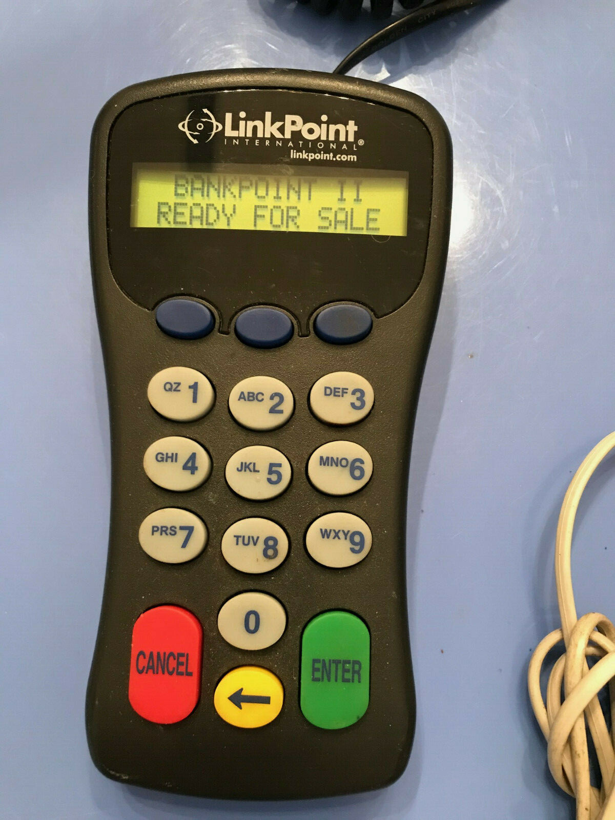 Linkpoint Credit/Debit Reader (LPAIO): Scanner, Pin Pad (FD10), and Cables