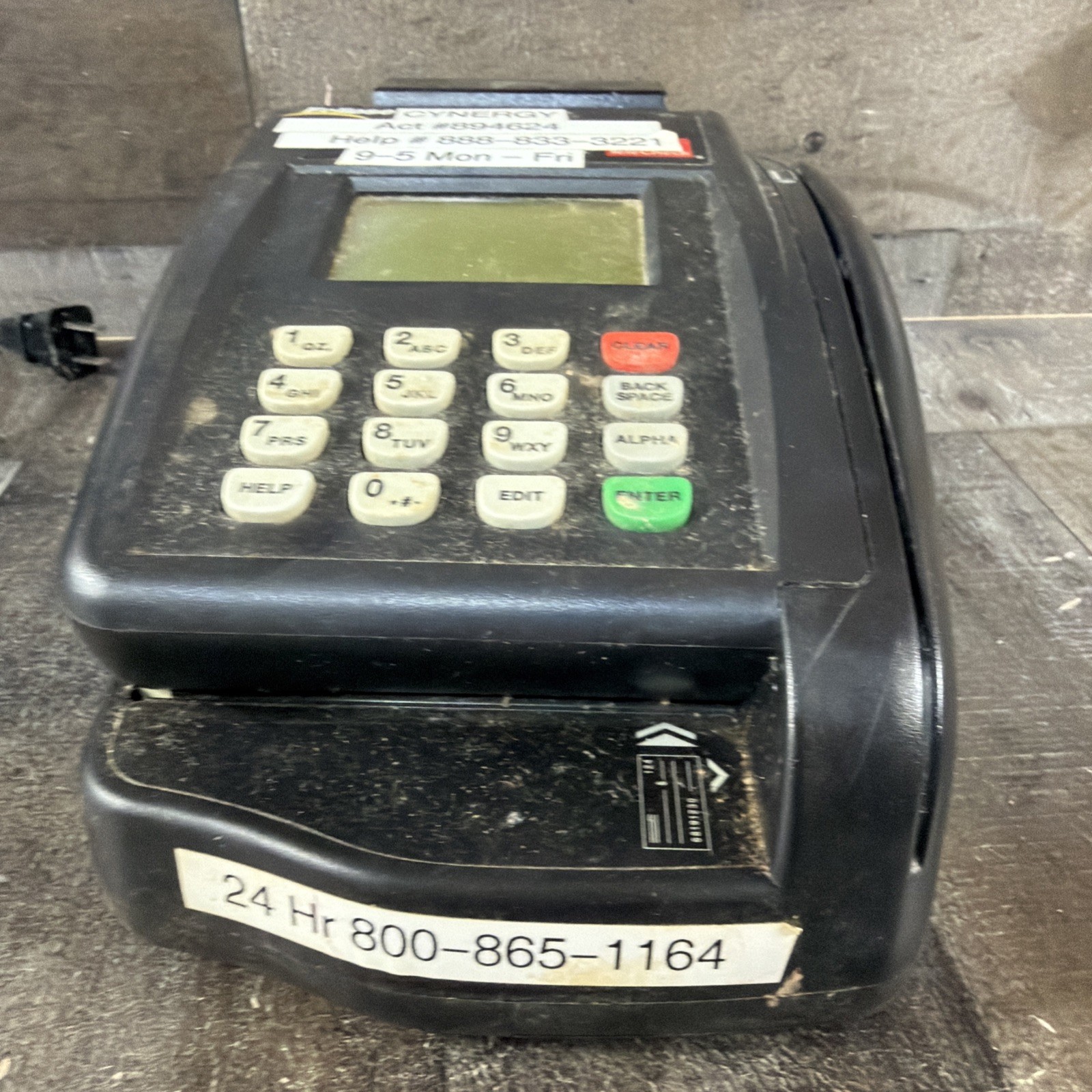 Verifone Eclipse Quartet POS Credit Card Check Terminal P100-002-03 TeleCheck