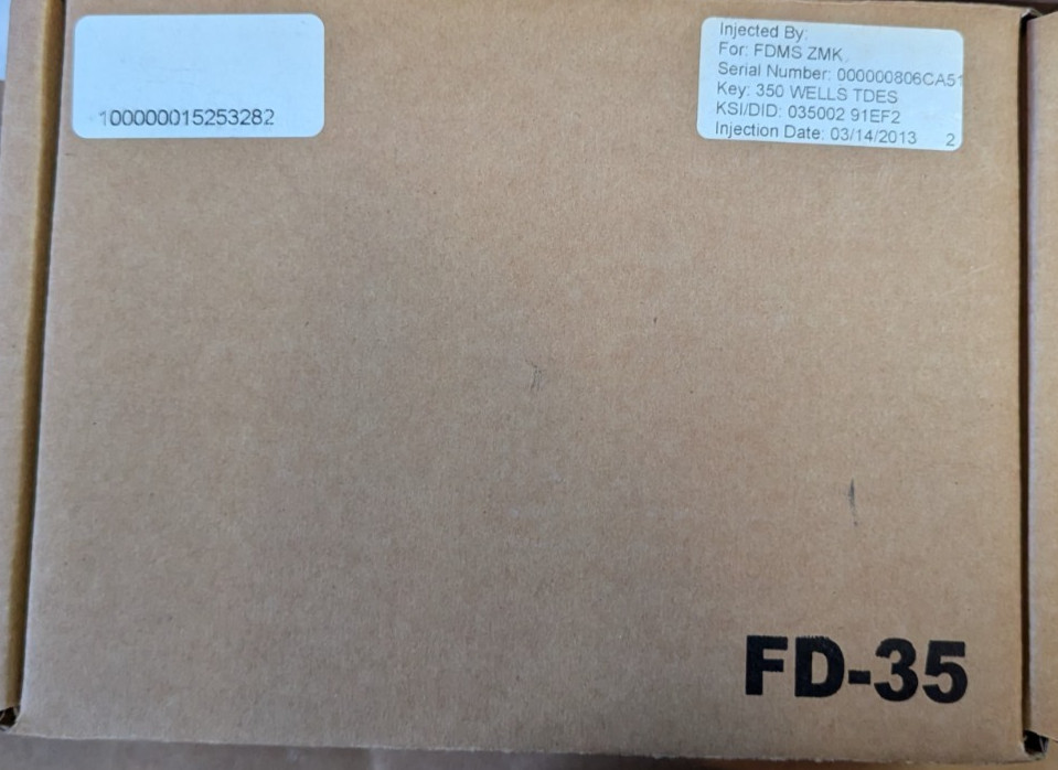 FD35 Customer-Facing PIN Pad