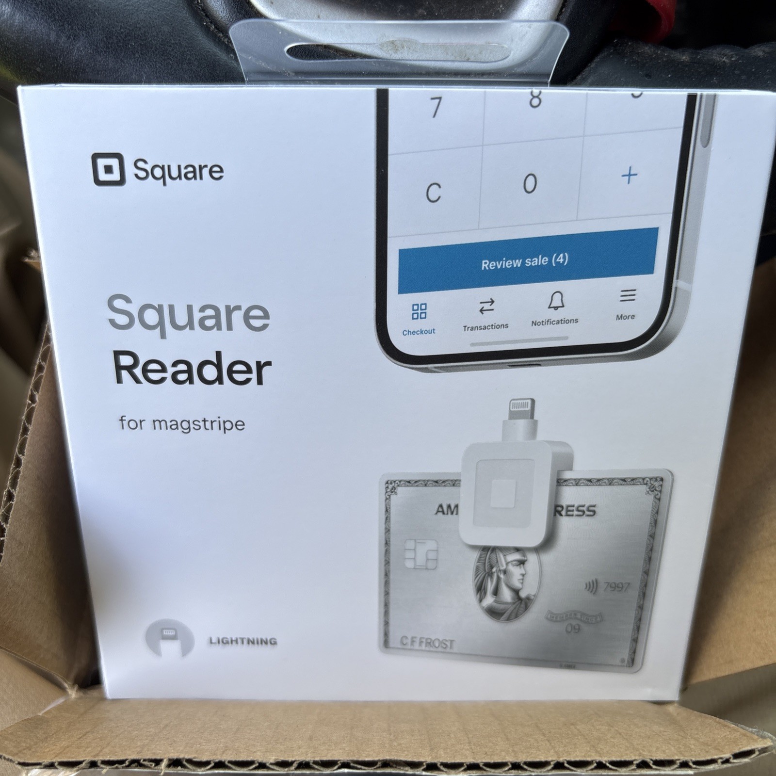 Square A-SKU-0523 Reader for Magstripe Lightning Connector Authentic