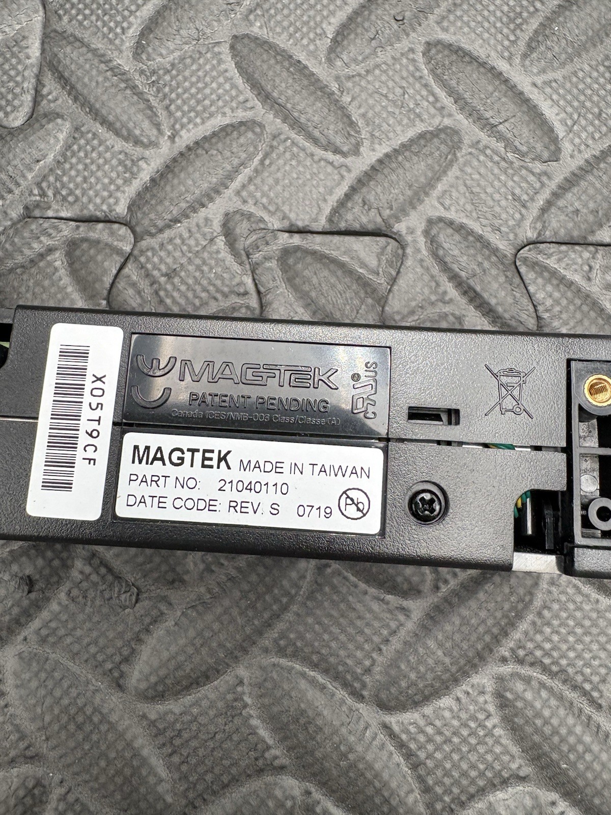 MagTek 21040110 USB Mini Magnetic Credit Card Swipe Reader