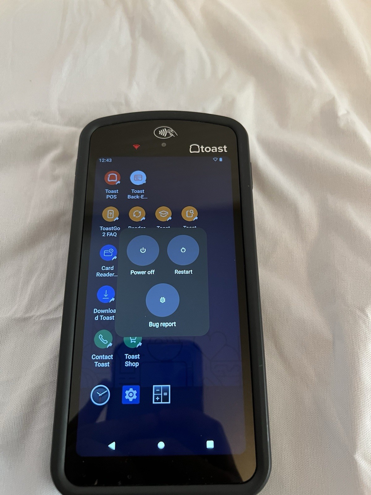Toast Flex POS Go 2 Handheld Tablet Mobile Computer Device – MPN: TG200