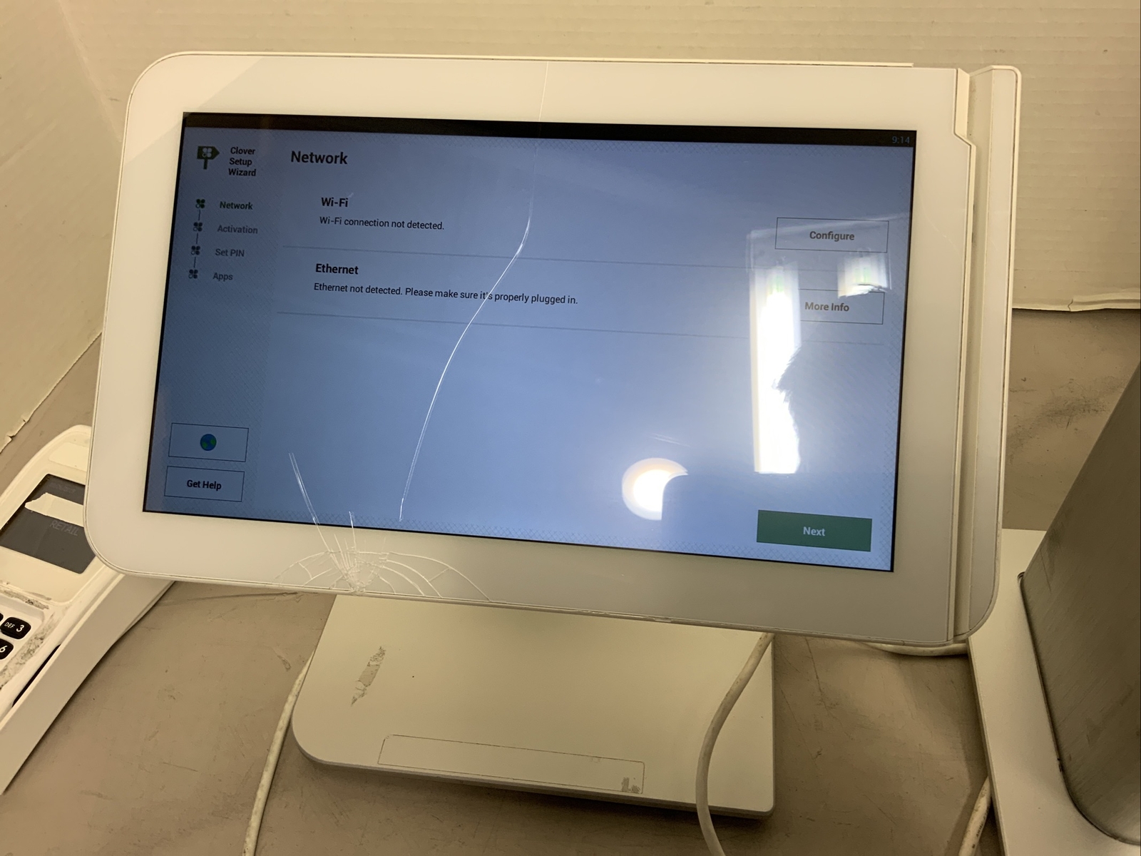 Clover 1.0 POS System w/ Printer C100 + P100 & Keypad (Merchant Locked) #19