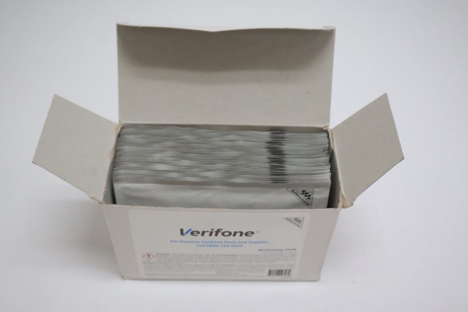 Waffletechnology Kicteam KWV-HSCB40 White Verifone Cleaning Card – (Pack of 32)