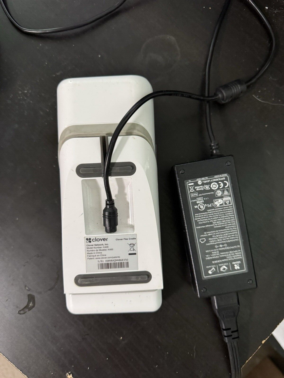 Clover K400 Flex POS System with Charging Cradle, Silicone Sleeve, & Charger