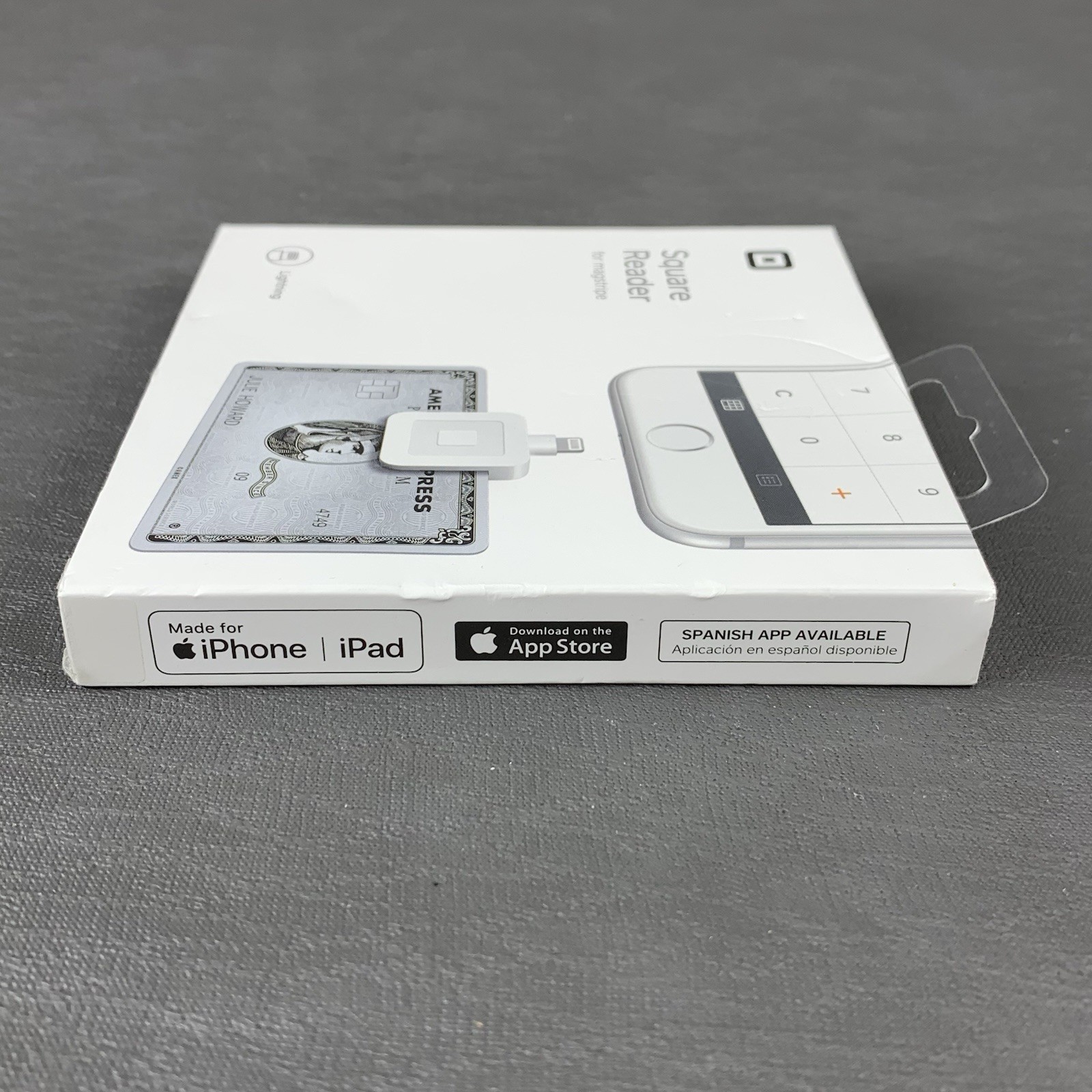 Square – Magstripe Reader with Lightning Connector – Glossy White