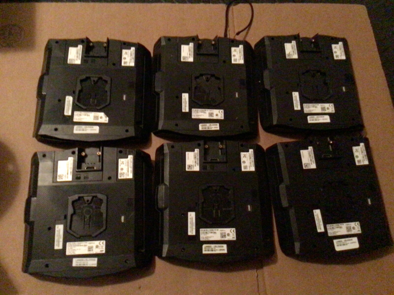Lot of 6 Ingenico Lane 8000 Card Terminal READ
