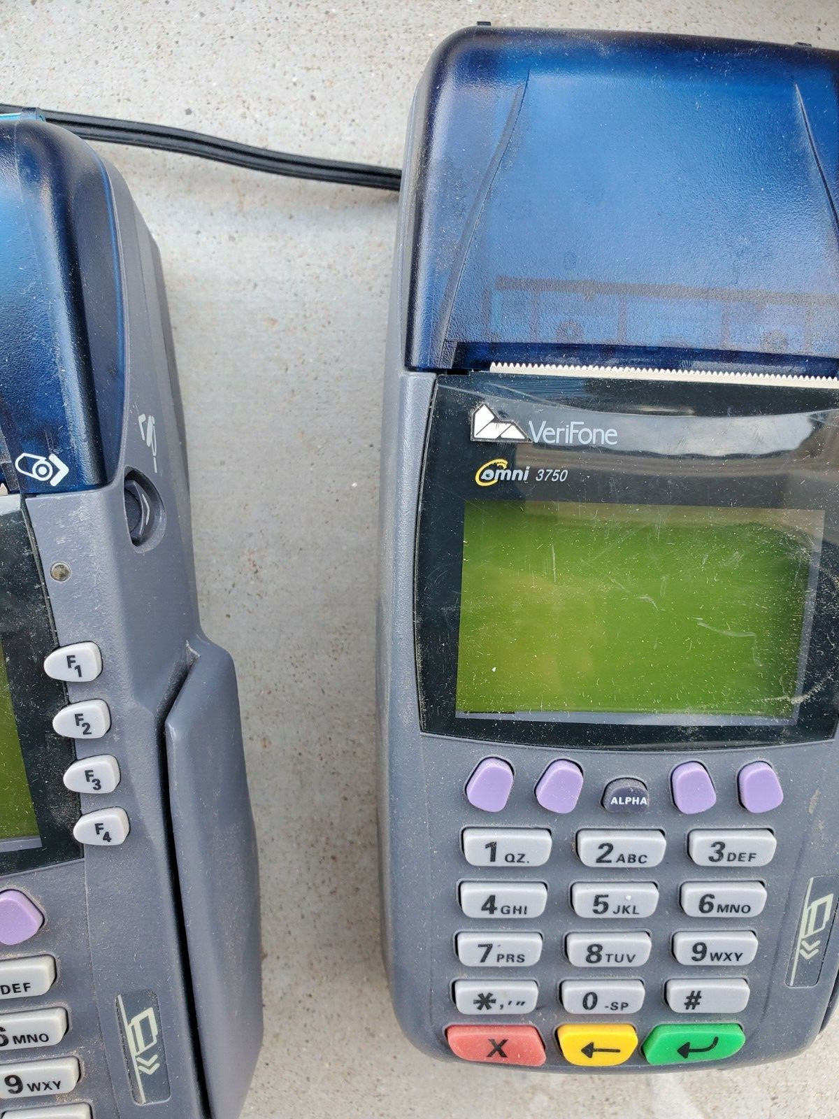 Set of 4 – Verifone Omni 3750 & 1 BofA Credit Card Processing Terminals