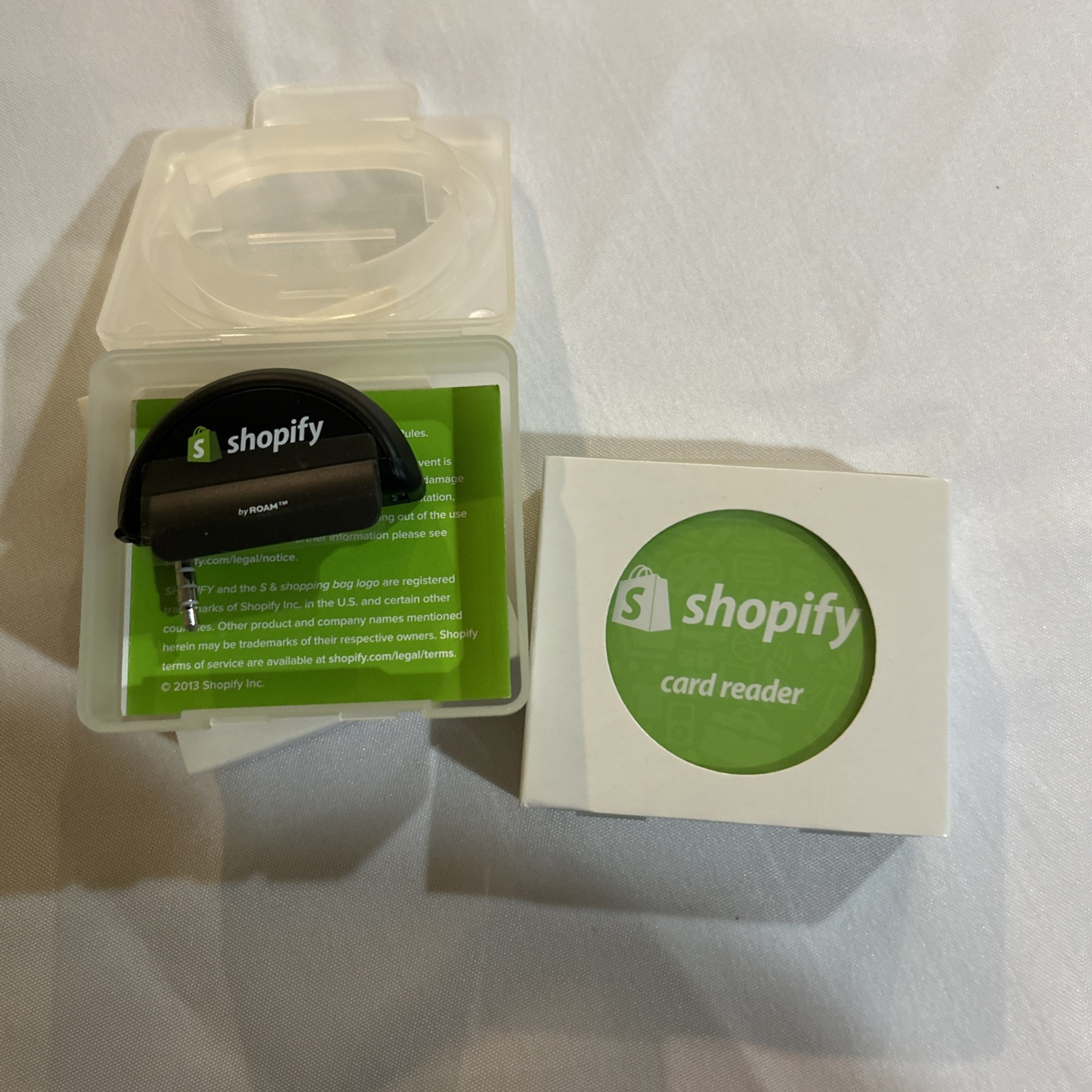 Card Reader Shopify MOBILE Apple and Android 3.5 mm Headphone Jack Lot 2