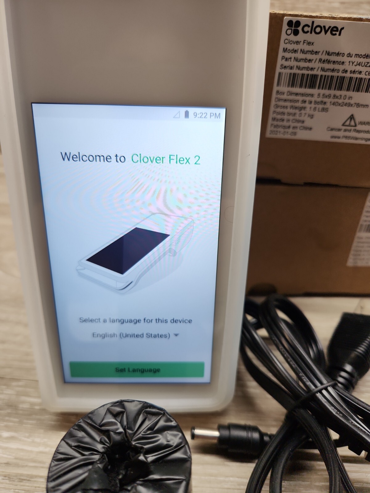 Clover Flex C403 Starter kit, ( New? Sold For Parts Only No Returns Read Descrip
