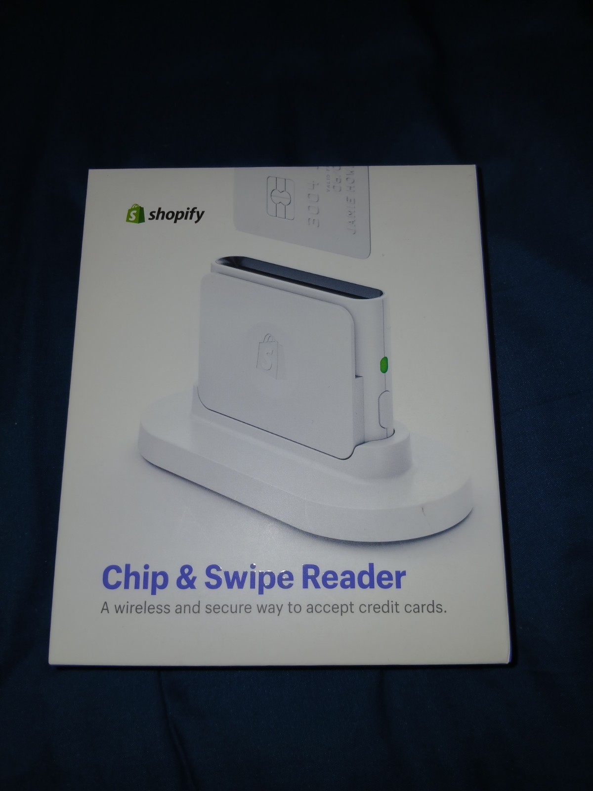 Shopify Chip & Swipe Reader Wireless POS Credit Card Reader for Android iPhone