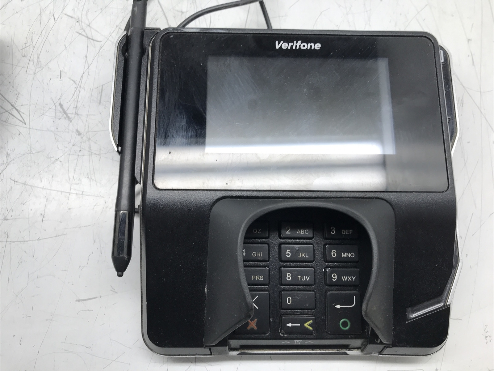 Lot of 4 VERIFONE MX 915 Pin Pad Payment Terminals with 3 MX900-02 modules