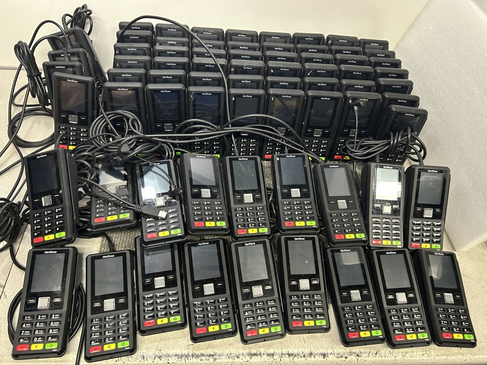 Lot of (71) Verifone P200 Plus POS Pin Pad Credit Card Reader M430-003-01 NAA-5