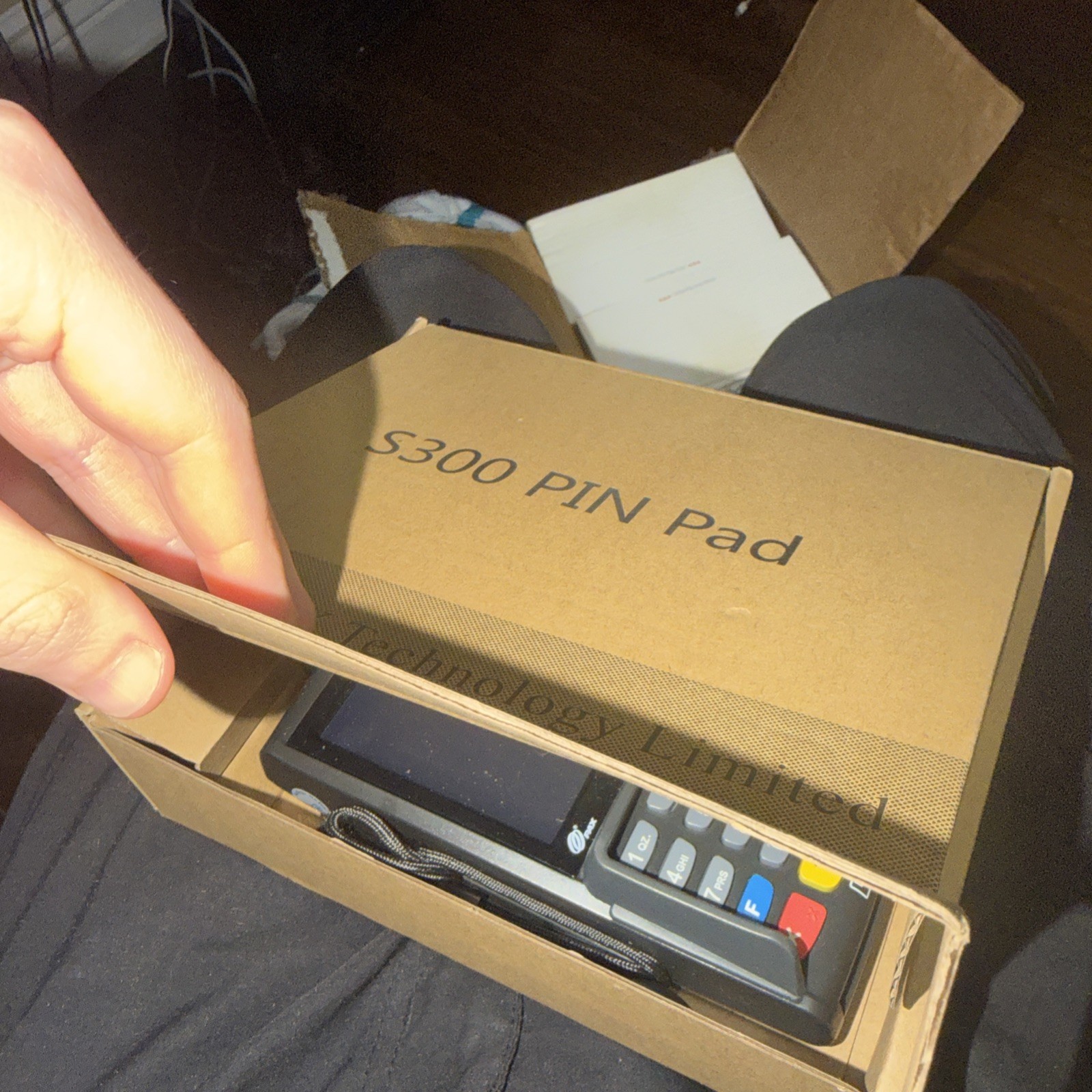 PAX S300 Integrated PIN Pad Credit Card Terminal S300-000-364-02NA+Power Apadter