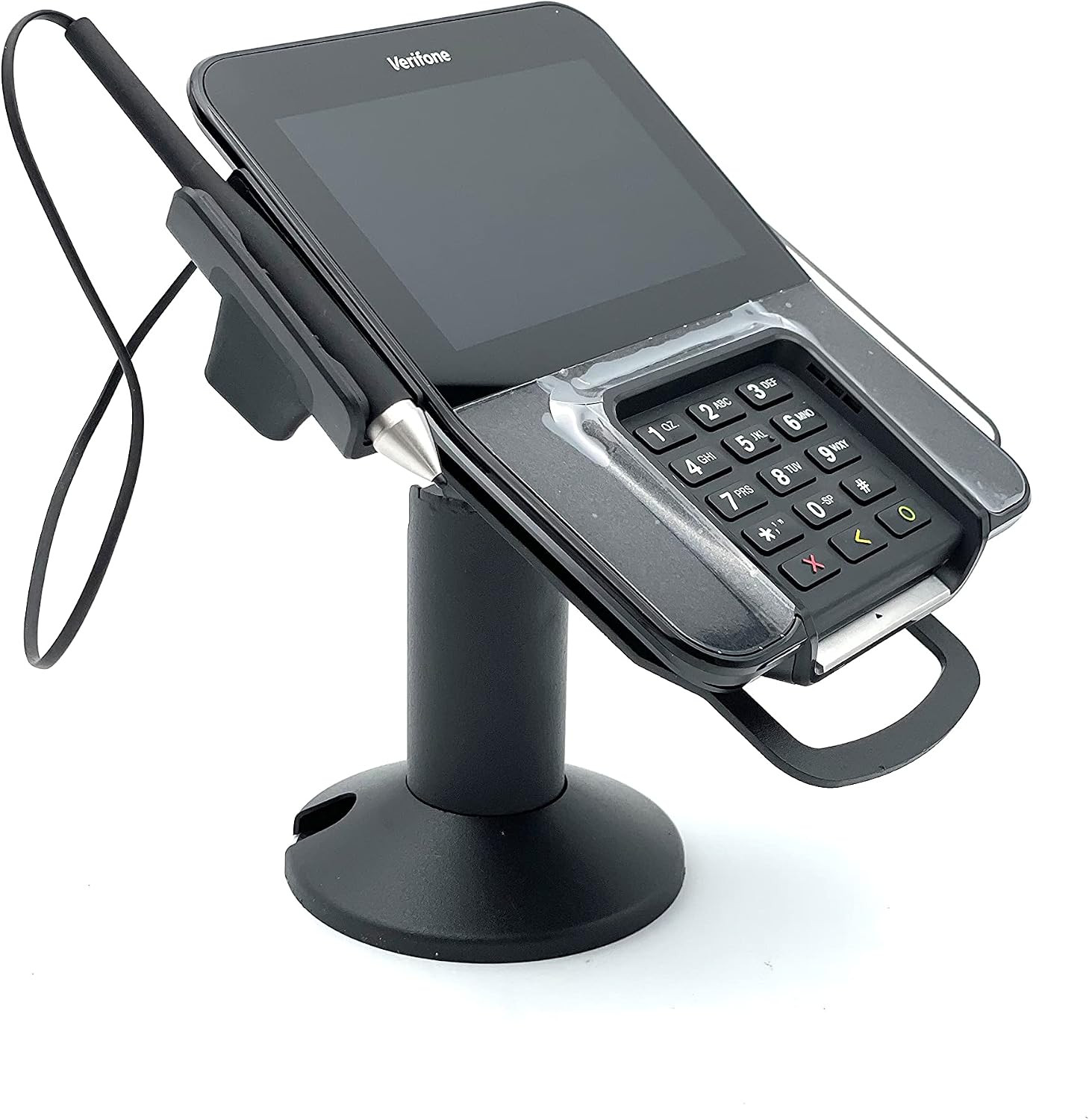Verifone M400/M440 Swivel and Tilt Low Profile 4″ Terminal Stand, Scr