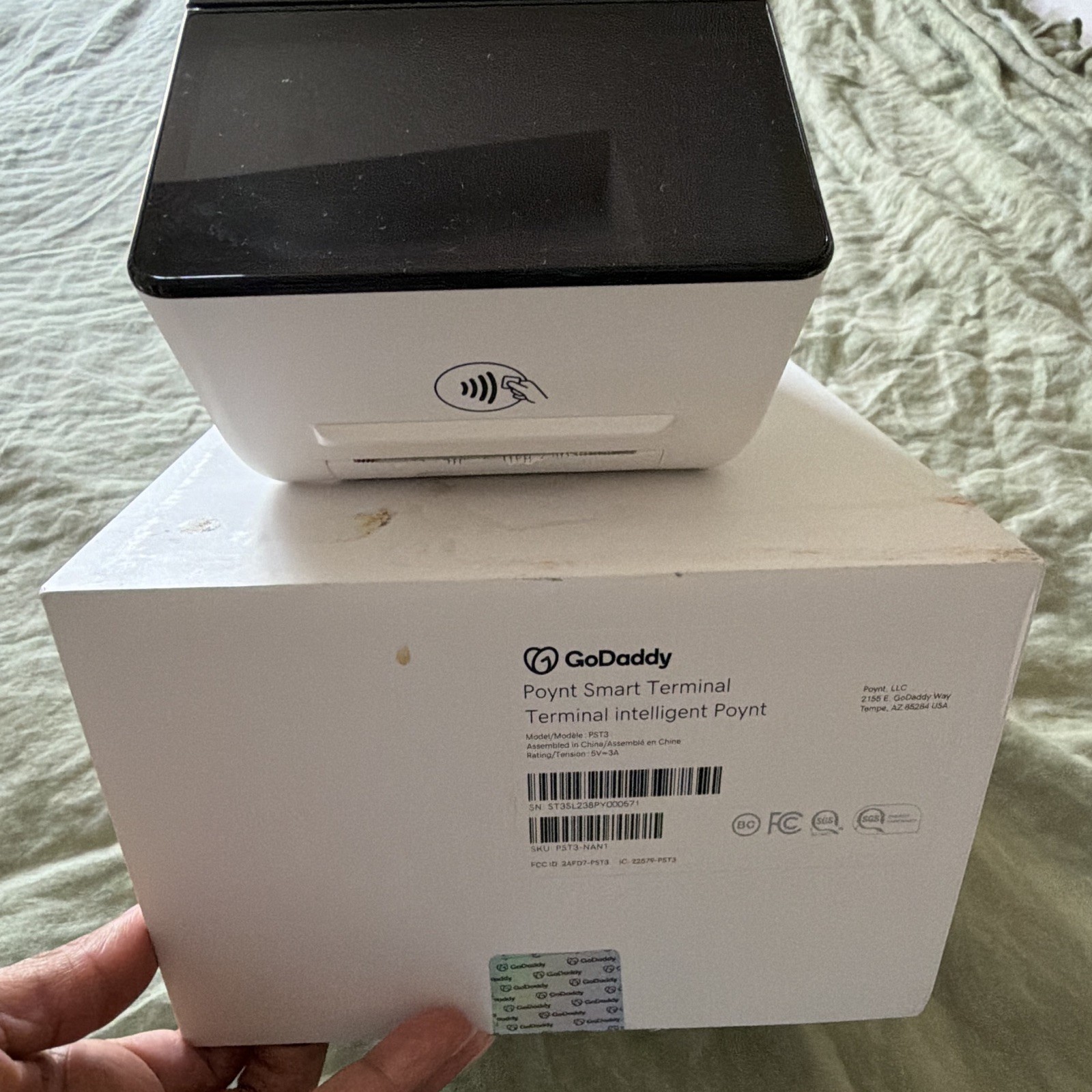GoDaddy Poynt Smart Terminal PST3 Wired Credit Card Terminal for Android