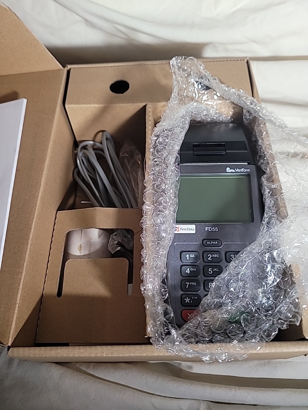 VeriFone POS Credit Card Terminal FD55 First Data