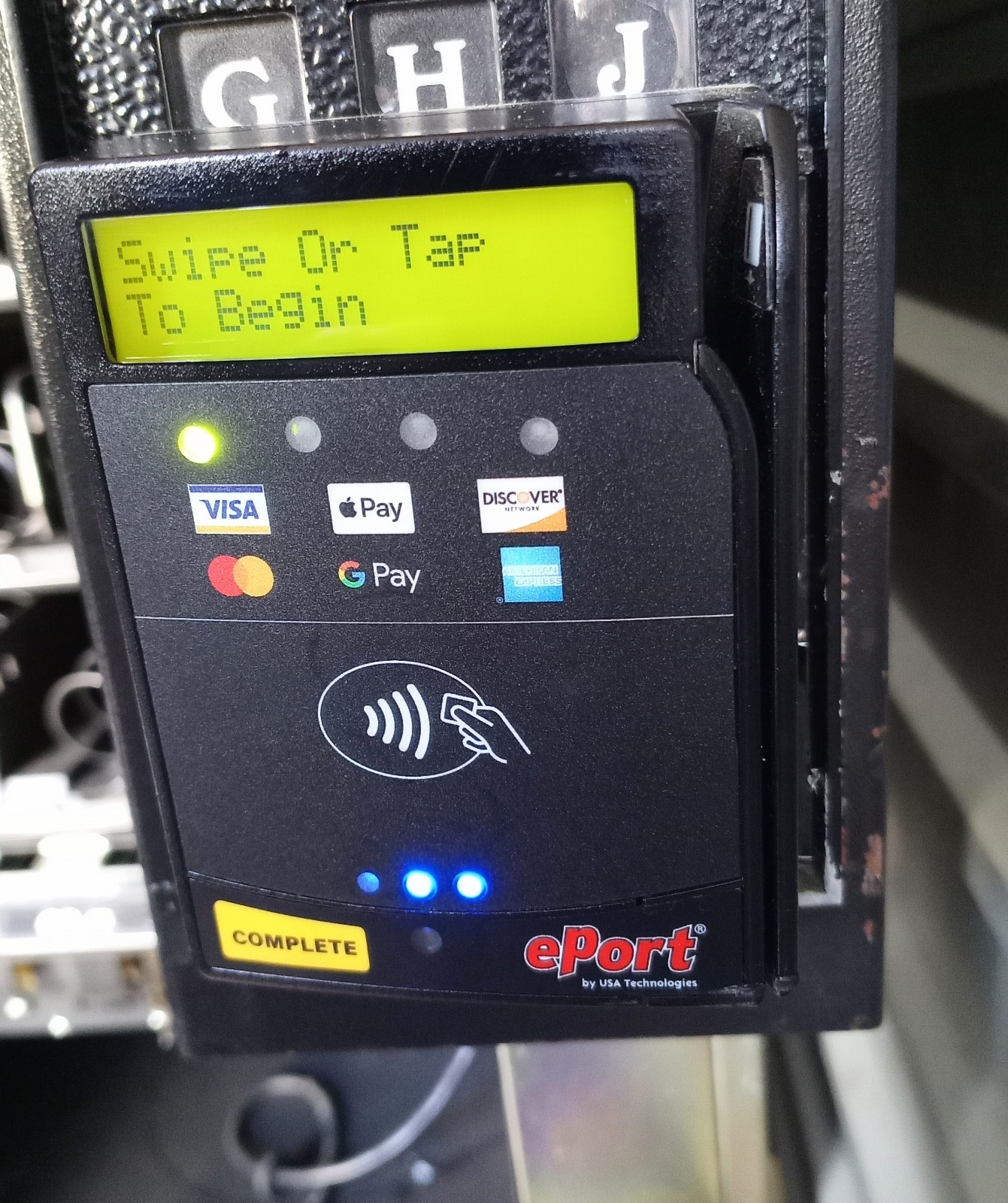 USAT Cantaloupe ePort Credit Card Reader For Vending Machines Vendi Tested Works