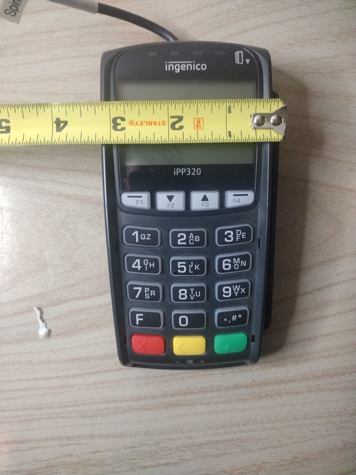 Ingenico IPP320-01T1358A Wired USB Credit Debit Terminal Reader – For Parts