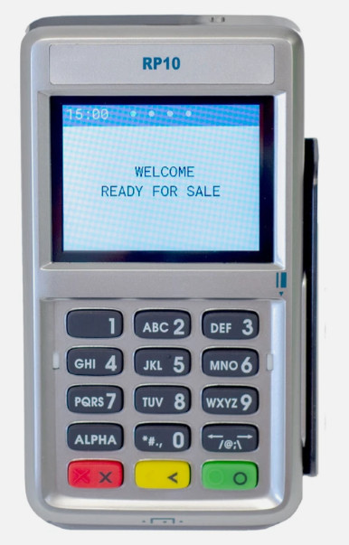 First Data RP10 EMV NFC PINpad FD150 Credit Card Machine *UNLOCKED* with stand