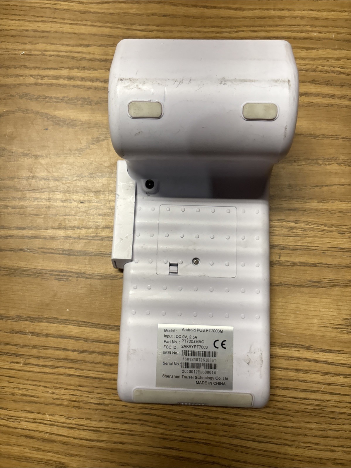 Shenzen All in One android Wifi POS Terminal Tousei PT7003MAC