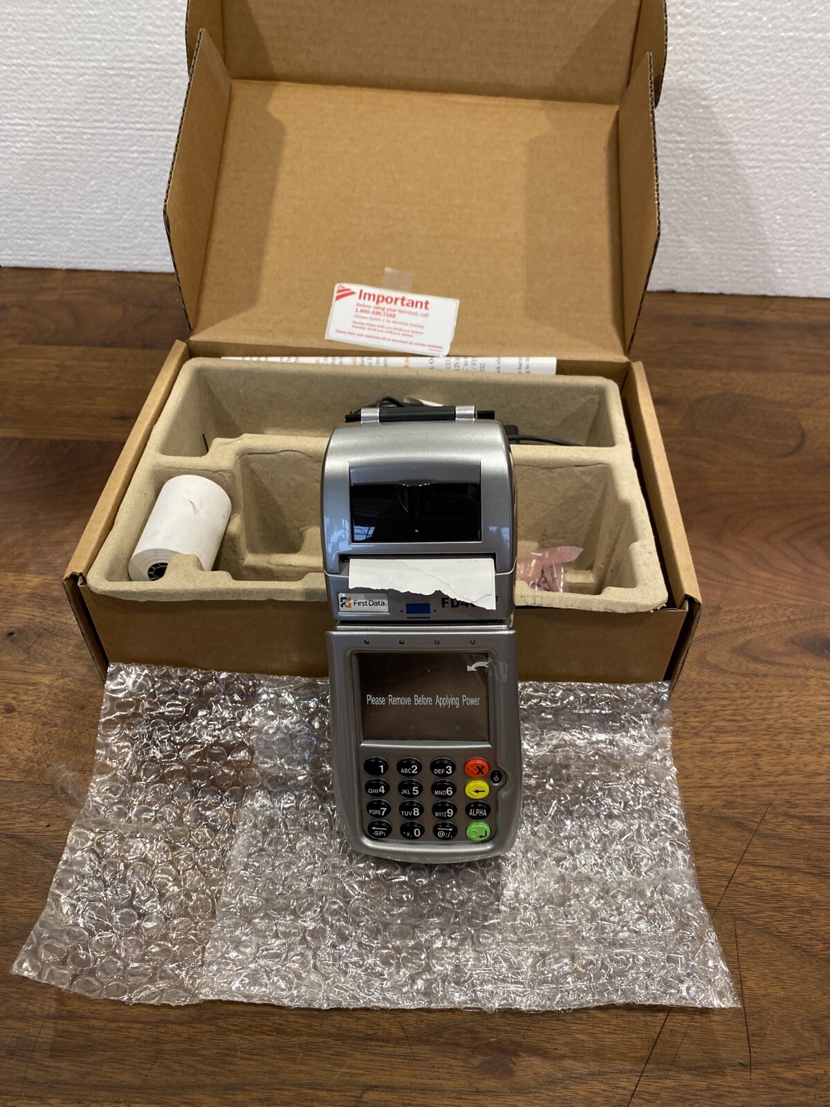 First Data FD400GT CDMA Wireless Terminal