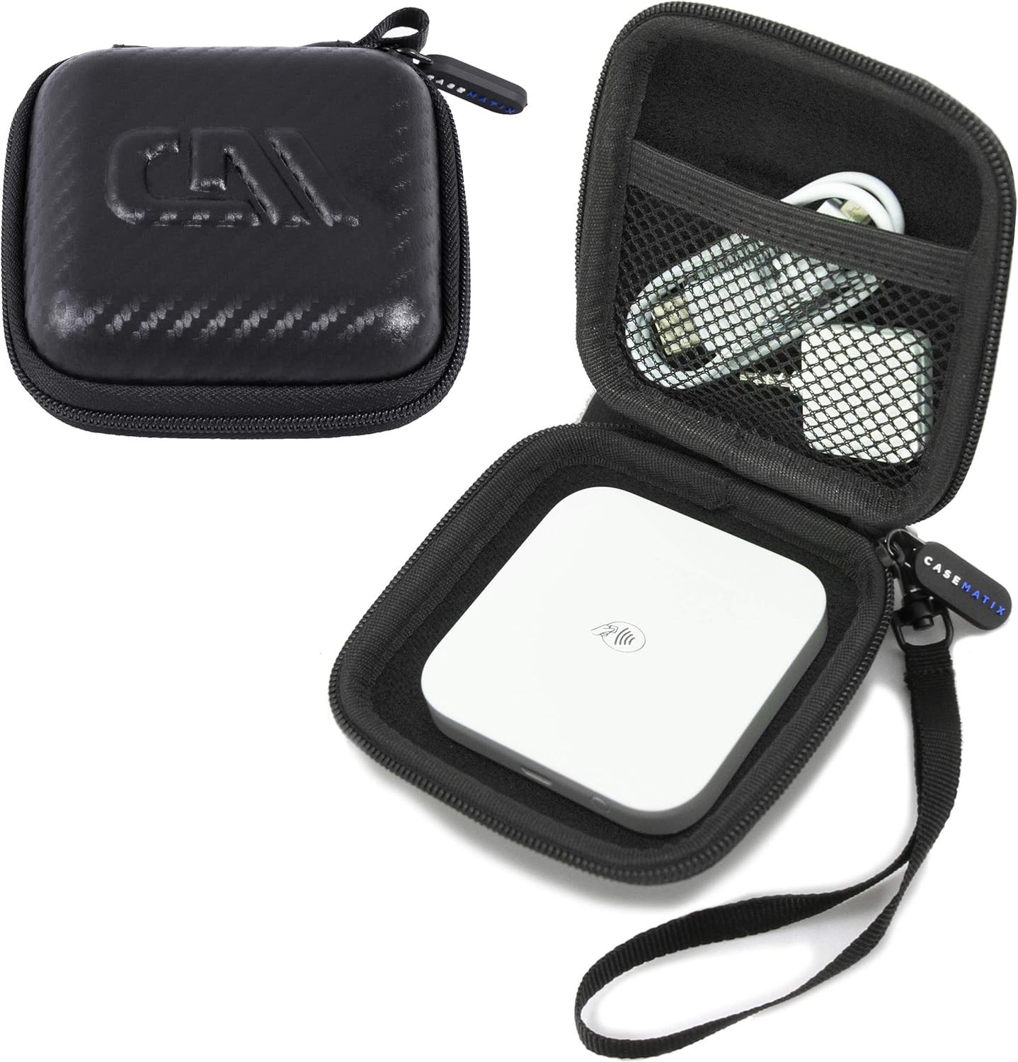 Credit Card Reader Case Hard Shell Travel Container for Contactless Chip Scanner
