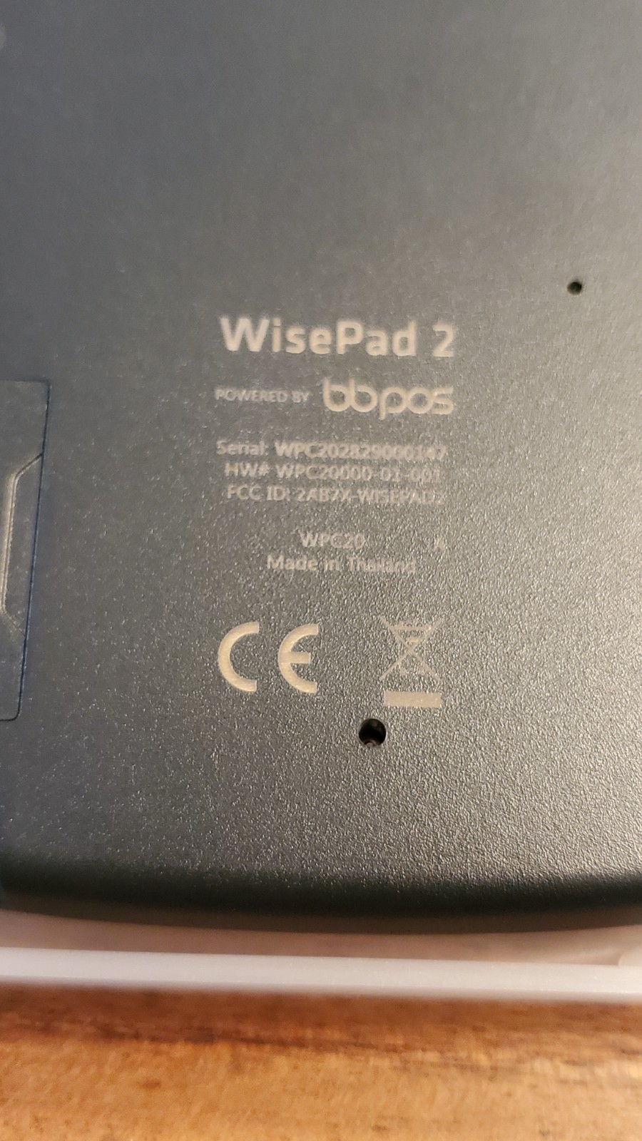 WisePad 2 WPC20 Bluetooth + WiFi + Magstripe EMV + NFC Card Reader