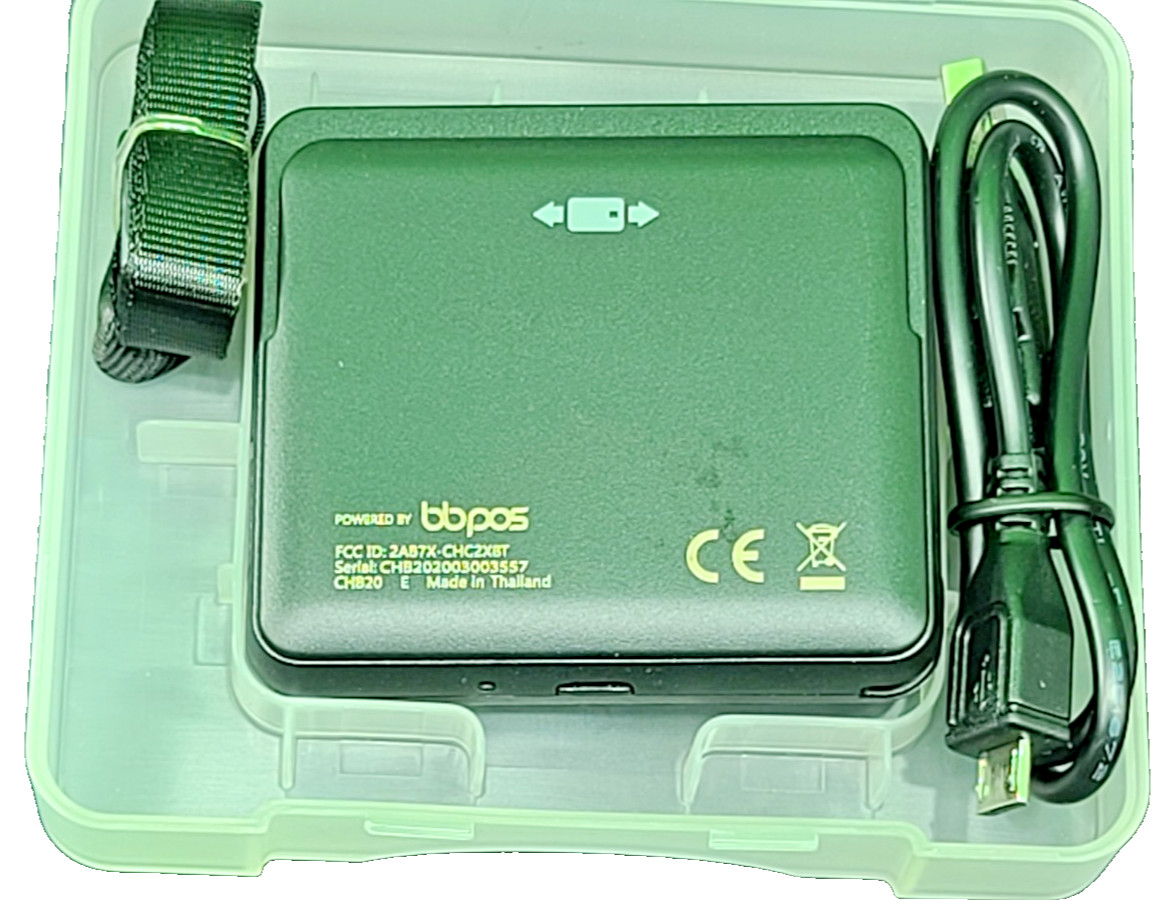 Portable Stripe Bbpos Chipper Portable Credit Card Reader, wireless