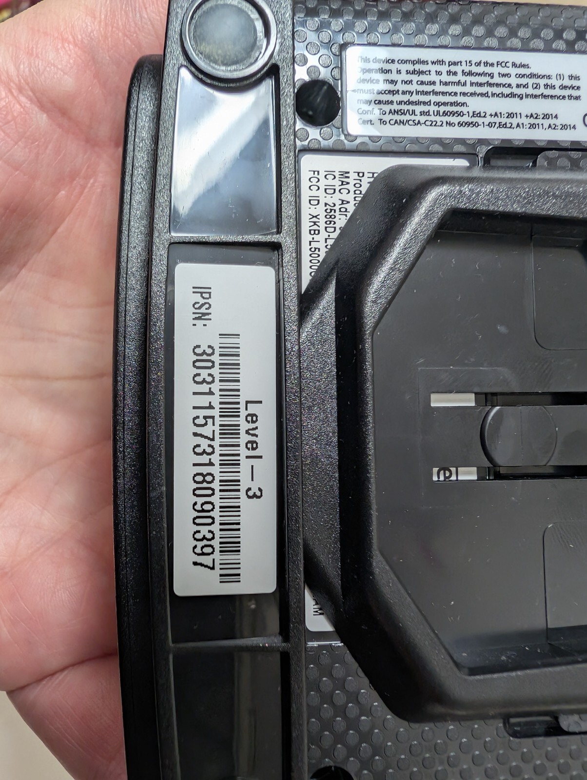 Ingenico Lane 5000 V2 Standard Terminal (PRB30310781R) Used/working, with stylus